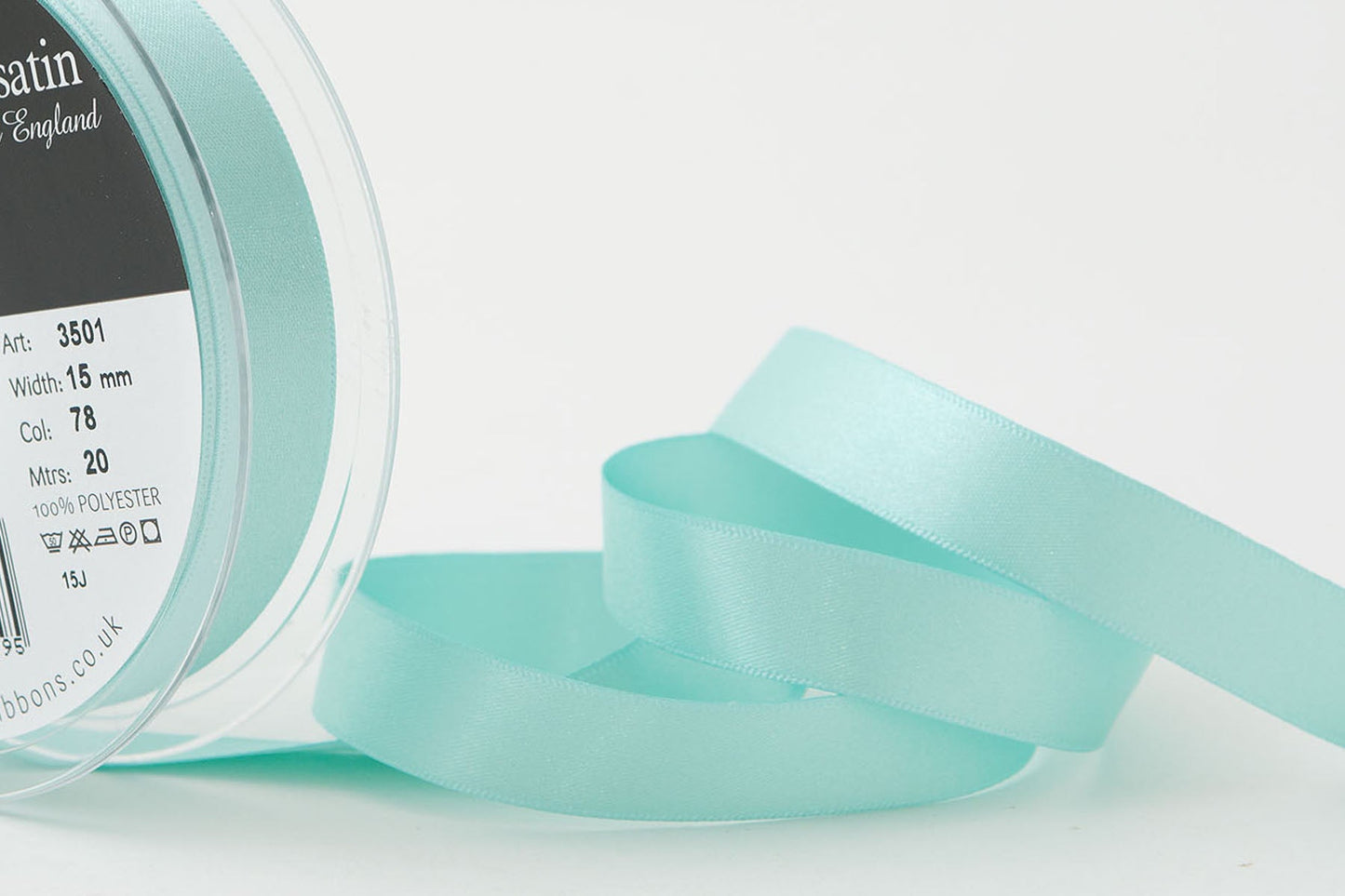 Satin Ribbon - Various Colours, Price Per Metre